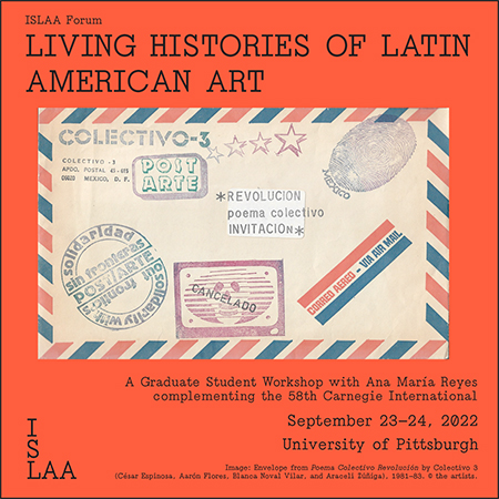 graphic advertising ISLAA Forum: Living Histories of Latin American Art