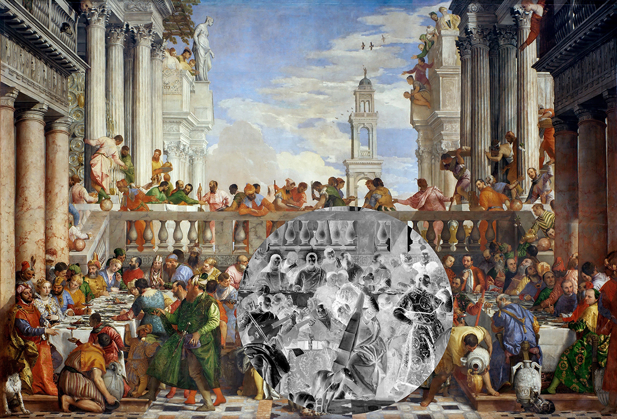 Wedding at Cana by Veronese altered by Tony Cui