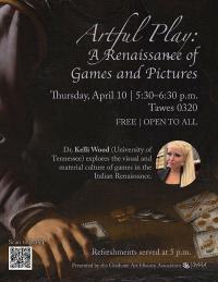 Promotional poster of Artful Play lecture