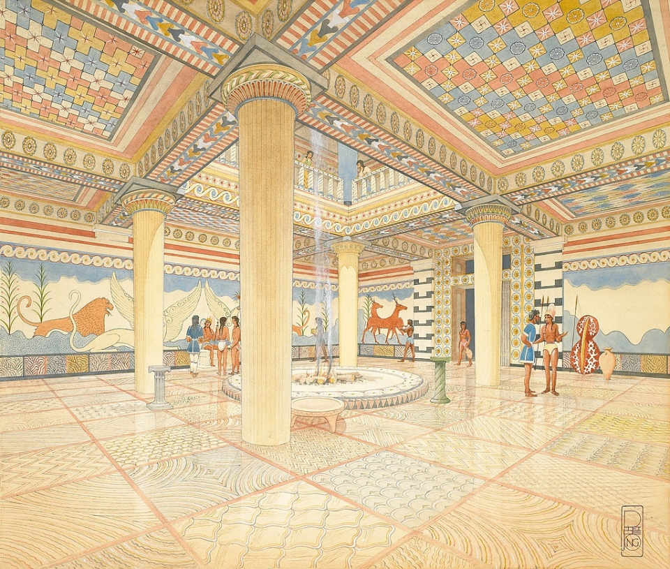 Rendering of Pylos Throne Room by De Jong