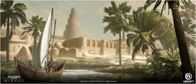 Example of History of Baghdad codex entry, Assassin’s Creed Mirage, 2024, © Ubisoft Entertainment SA. Used with permission.