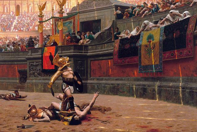 Jean-Léon Gérôme, Pollice Verso, 1872, Phoenix Art Museum
