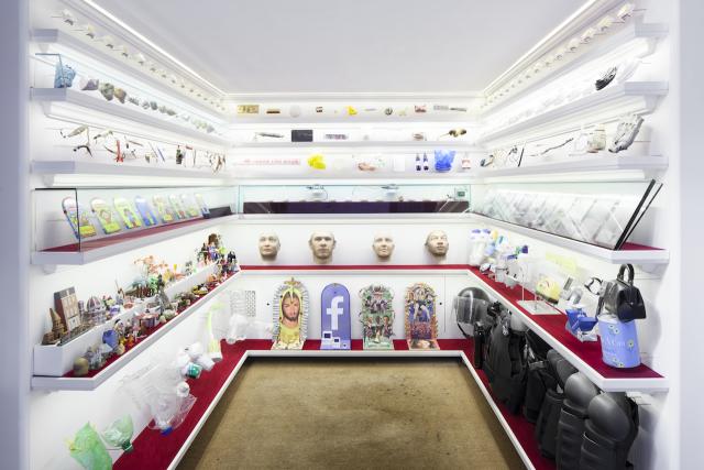 Interior of the Mmuseumm, Cortlandt Alley, NYC