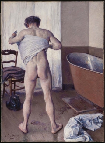 Gustave Caillebotte, Man at his Bath; 1884; 145 x 114 cm; Oil on canvas; Museum of Fine Arts, Boston